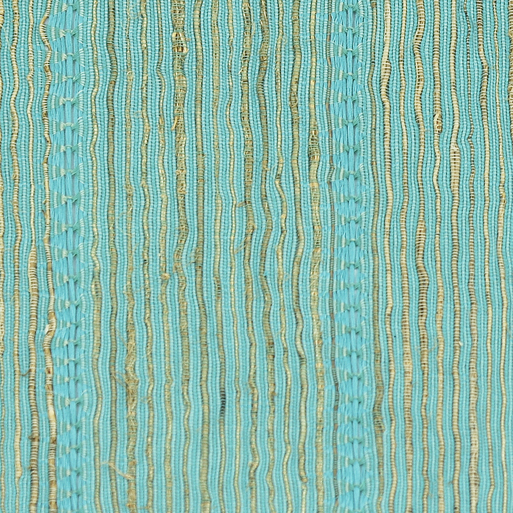 Vetiver Placemats set/6 | Aqua Stripes