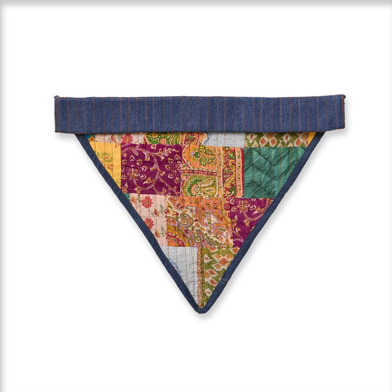 Large Upcycled Sari Pet Bandana