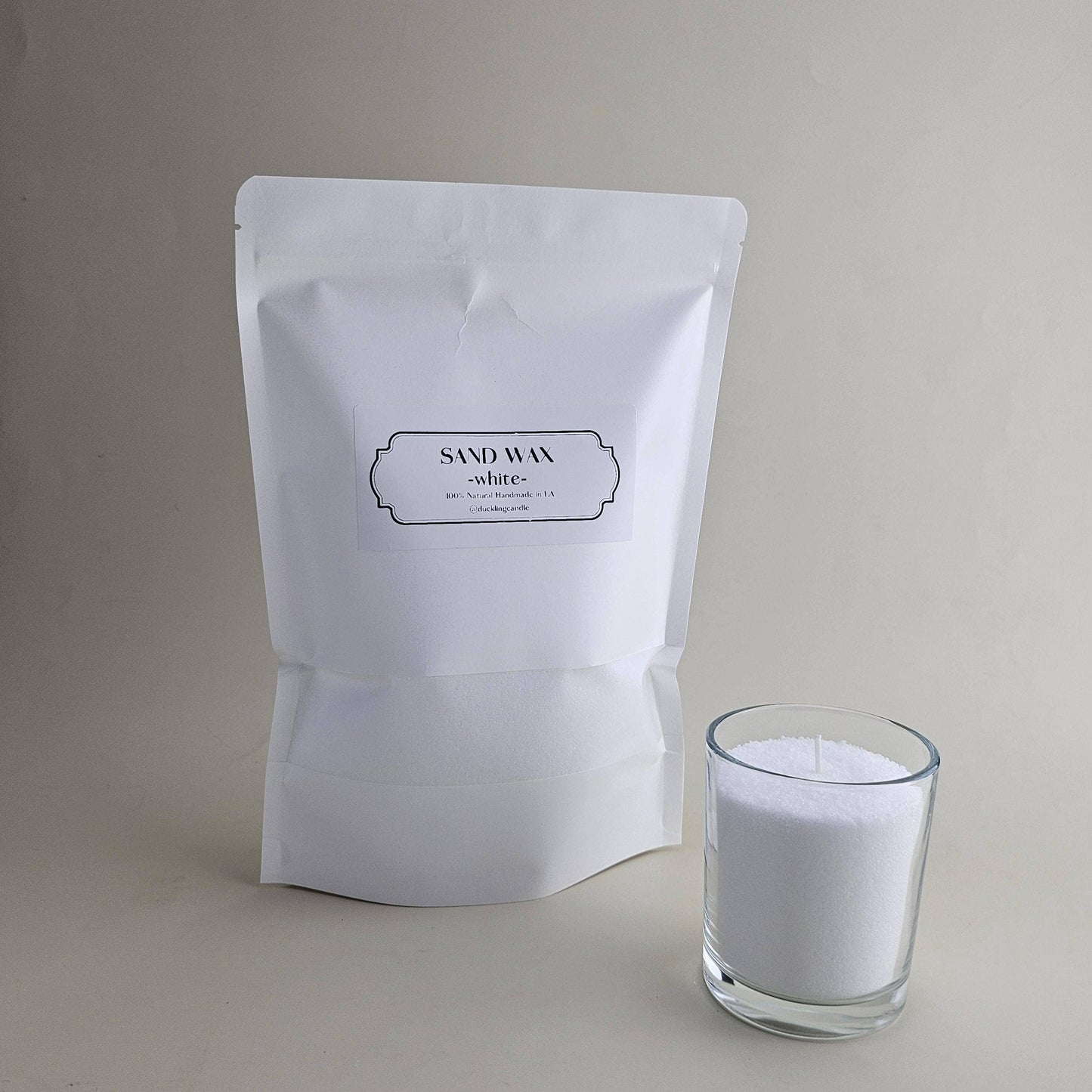 Sand Wax DIY Candle | 100% Natural Pearled candle kit