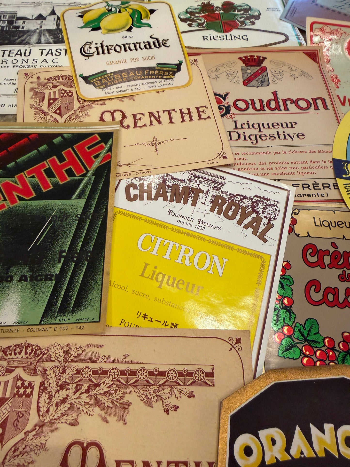 Antique and Vintage Labels in bundles of 10