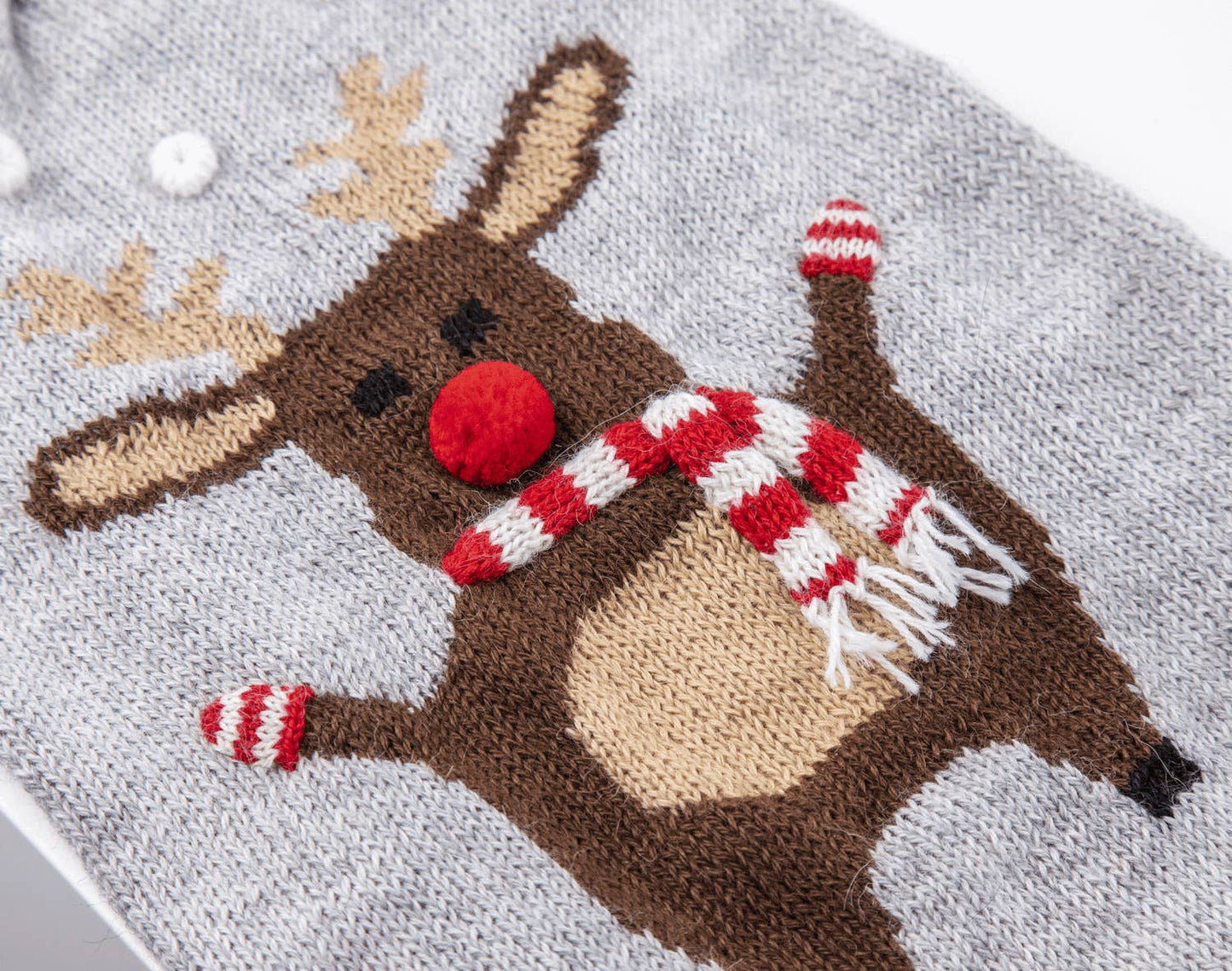 Christmas Moose Alpaca Dog Sweater