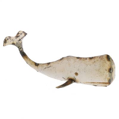 White Metal Whale - Sm