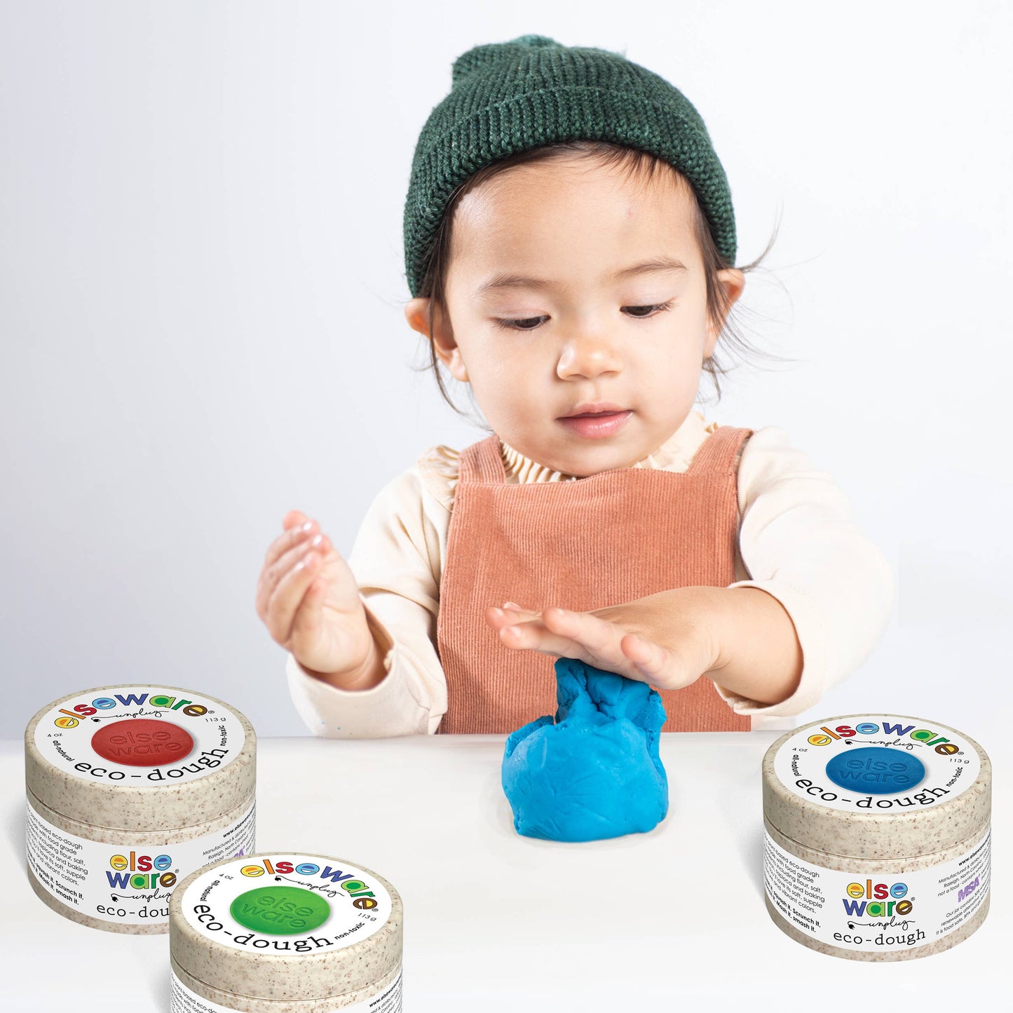 Eco-Dough (4-Pack) – Natural, Non-Toxic Multi-Colors