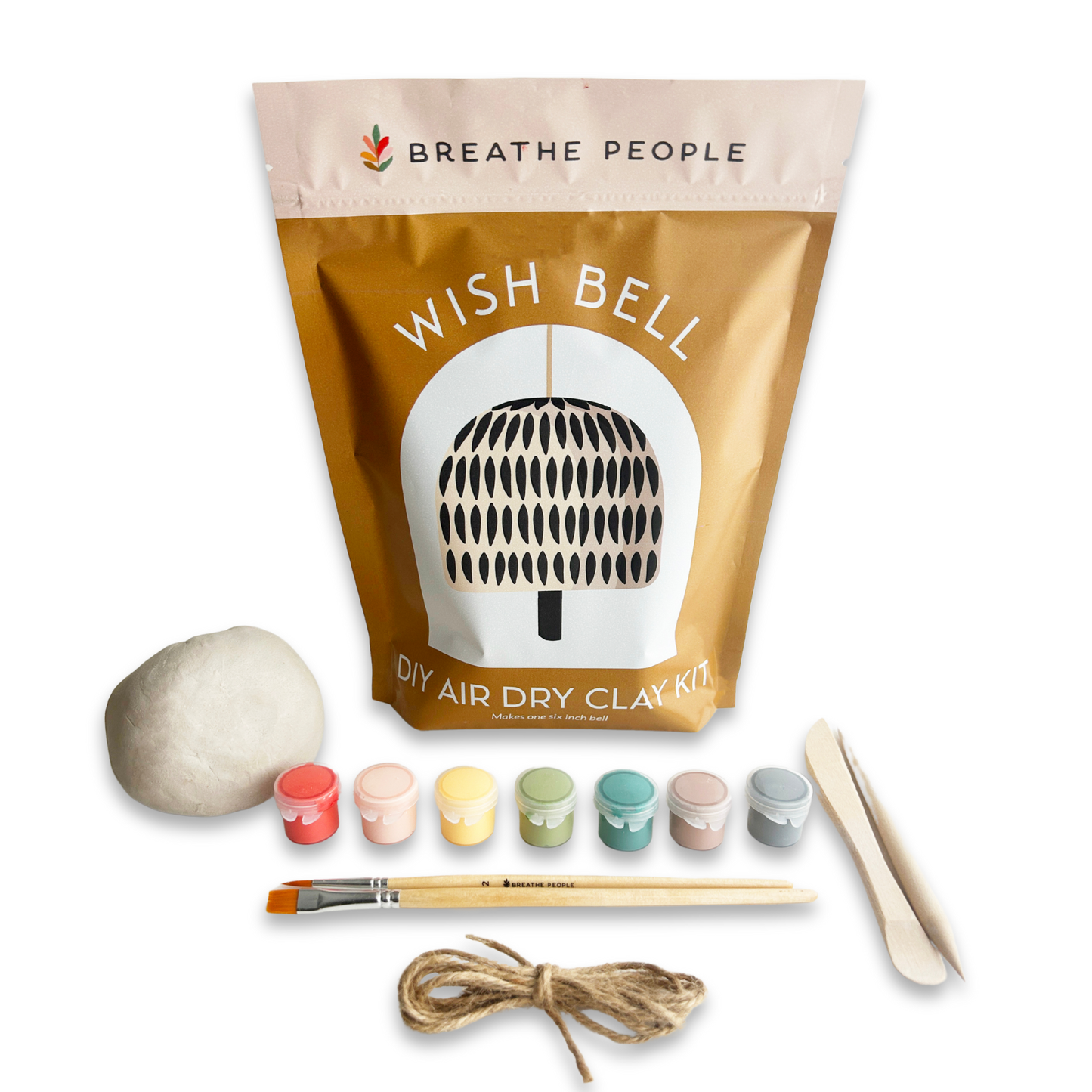 DIY Air Dry Clay Kit- Make Your Own Wish Bell