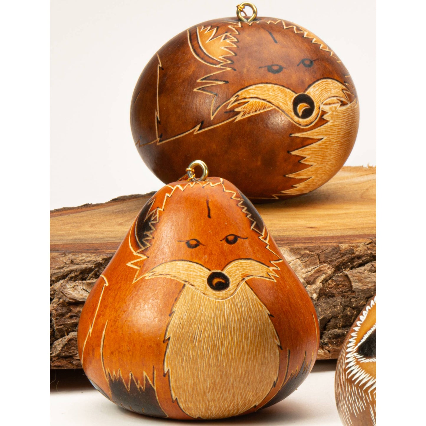 Fox Gourd Ornament - Natural Gift