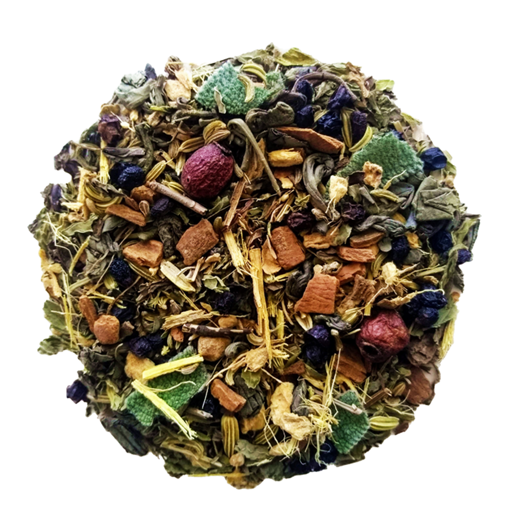 Badass Babe: spiced green loose leaf tea blend