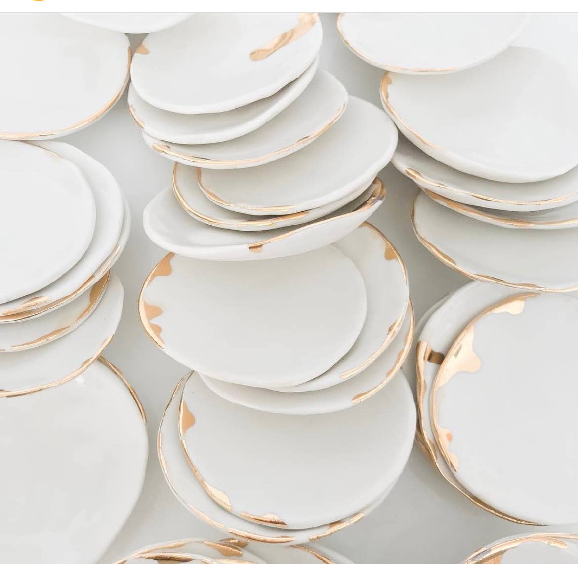 White Mini Ring Dish
