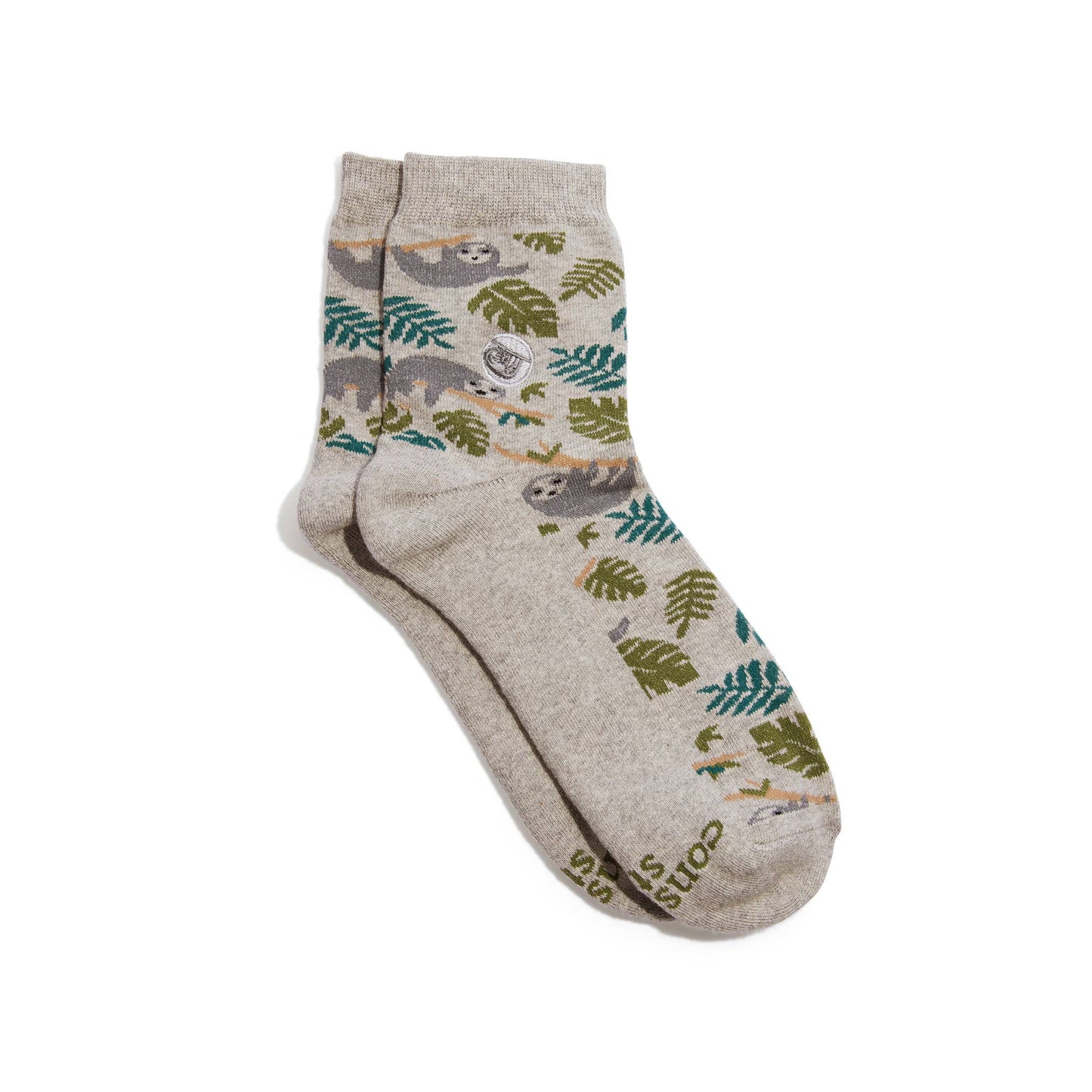 Quarter Socks that Protect Sloths
