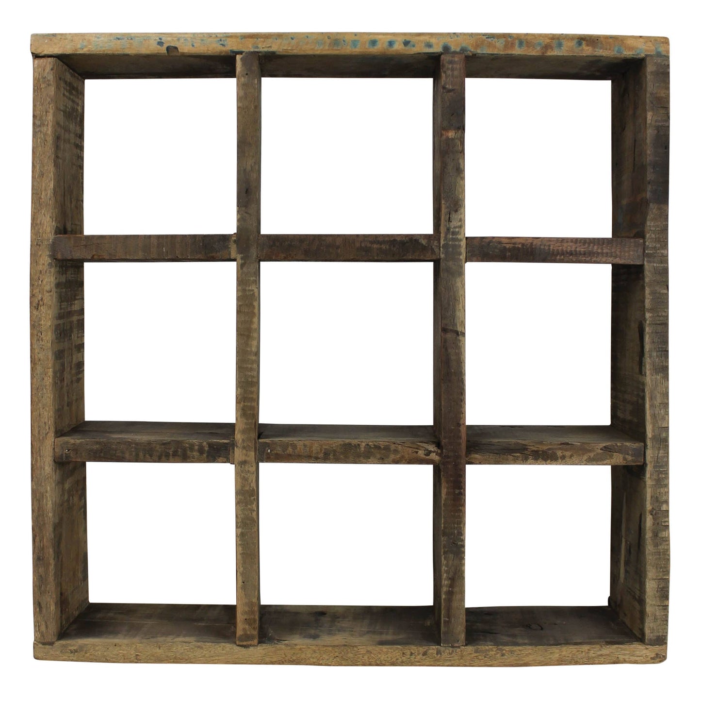 Morro Divided Shelf, Wood - 9 Cubes