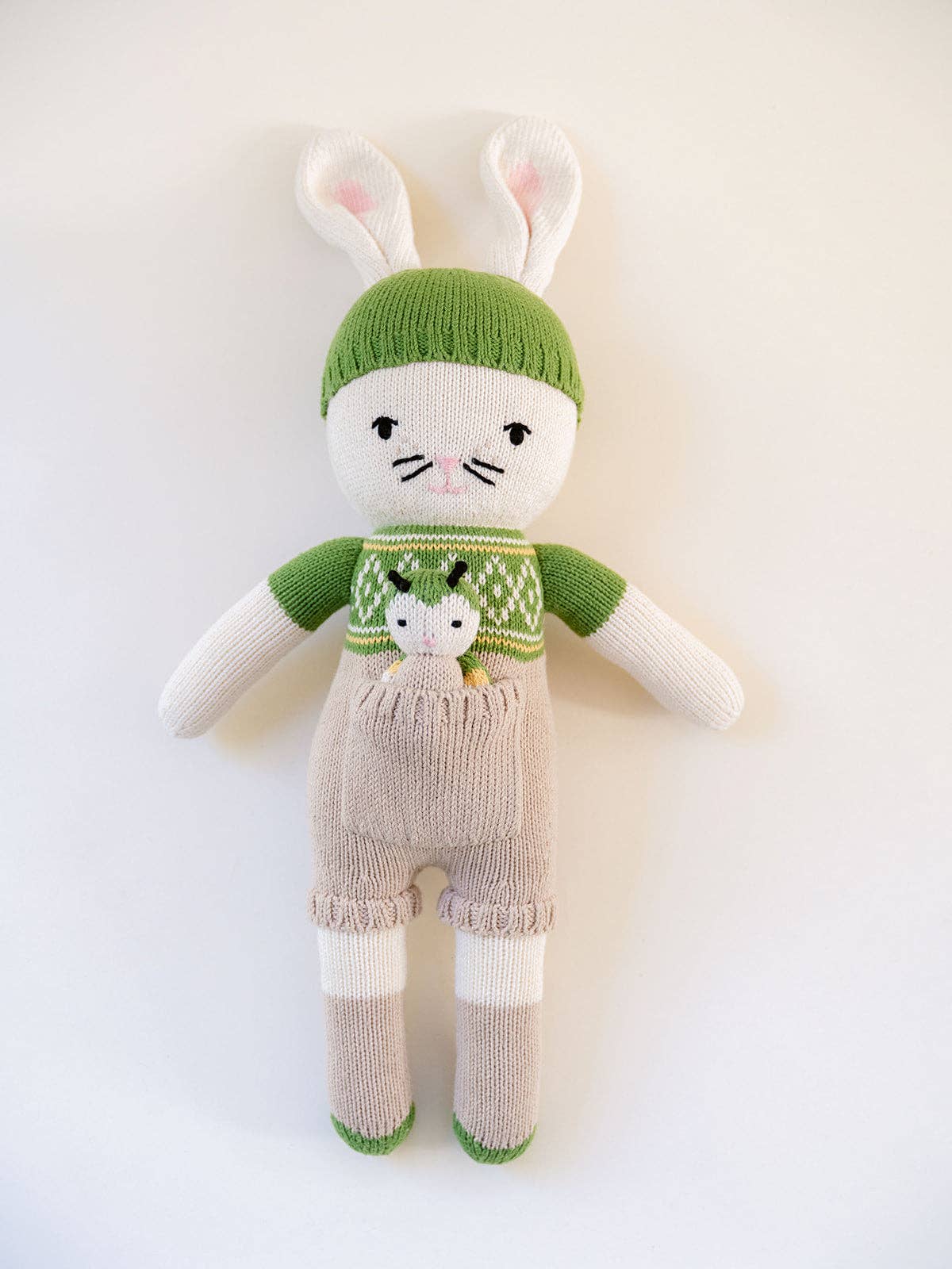 20" Barnaby the Bunny with 3" Mini Benson the Dragonfly