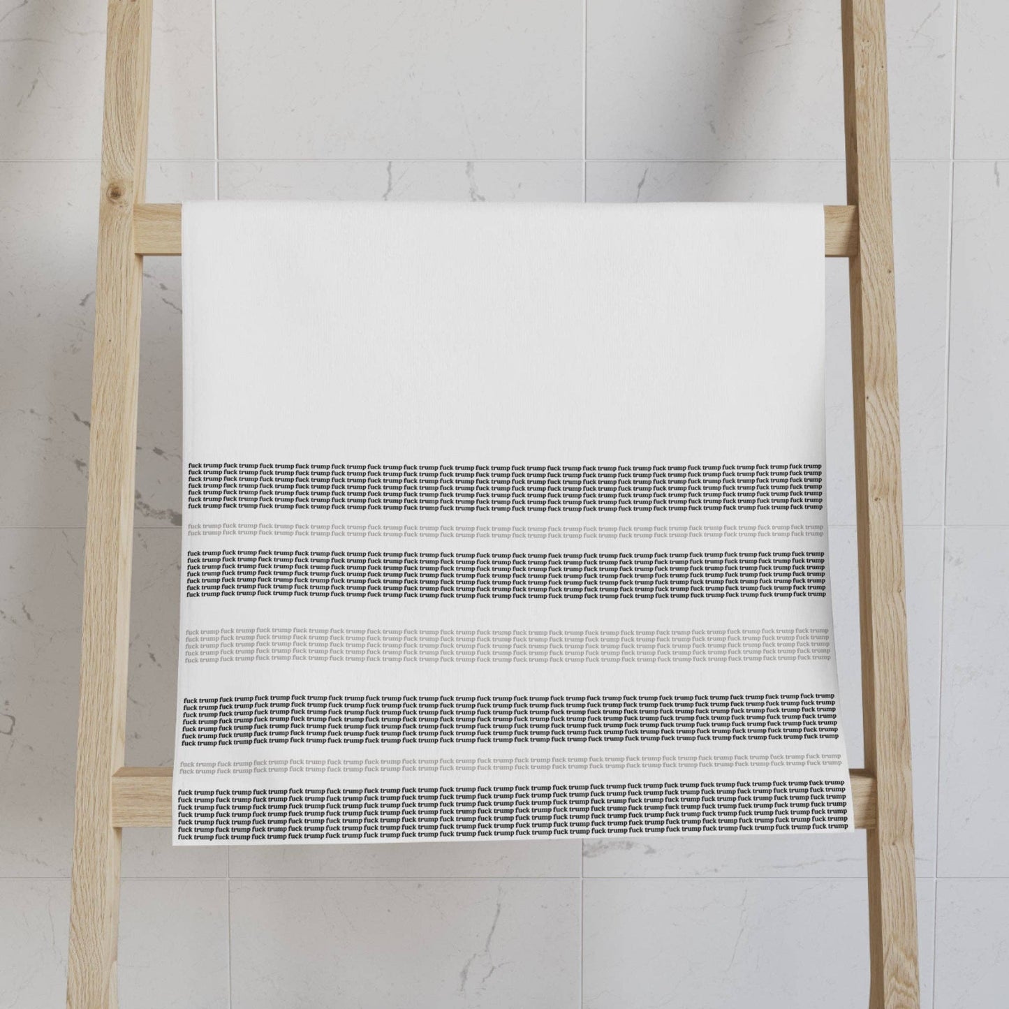 Minimalist Fuck Trump Hand Towel