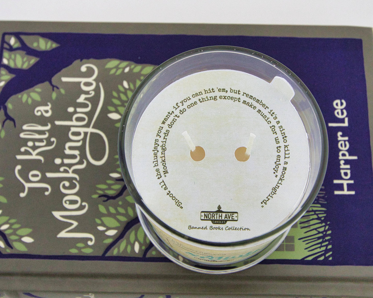 Banned Book Candle / To Kill a Mockingbird / bookstore gift