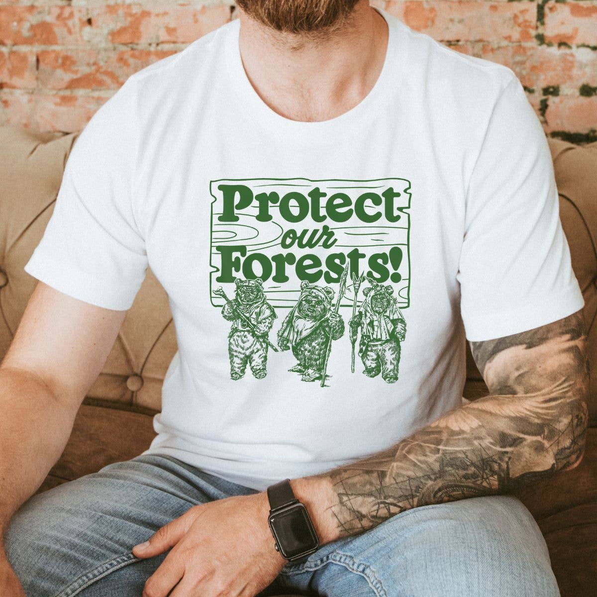 Protect Our Forests - Camping Outdoors - T-Shirt
