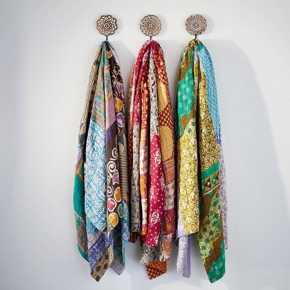 Kantha Throw