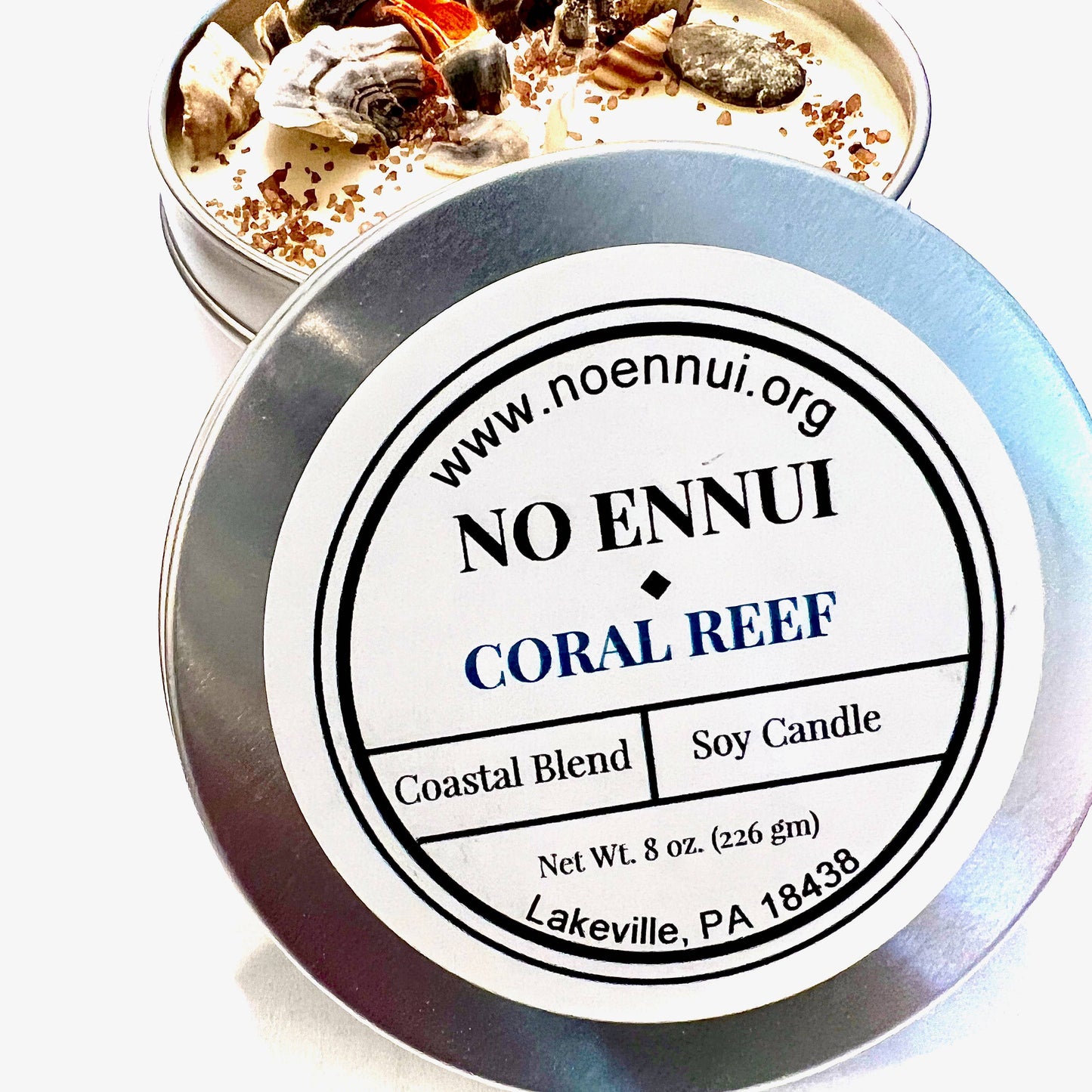 "Coral Reef" Artisanal Soy Candle