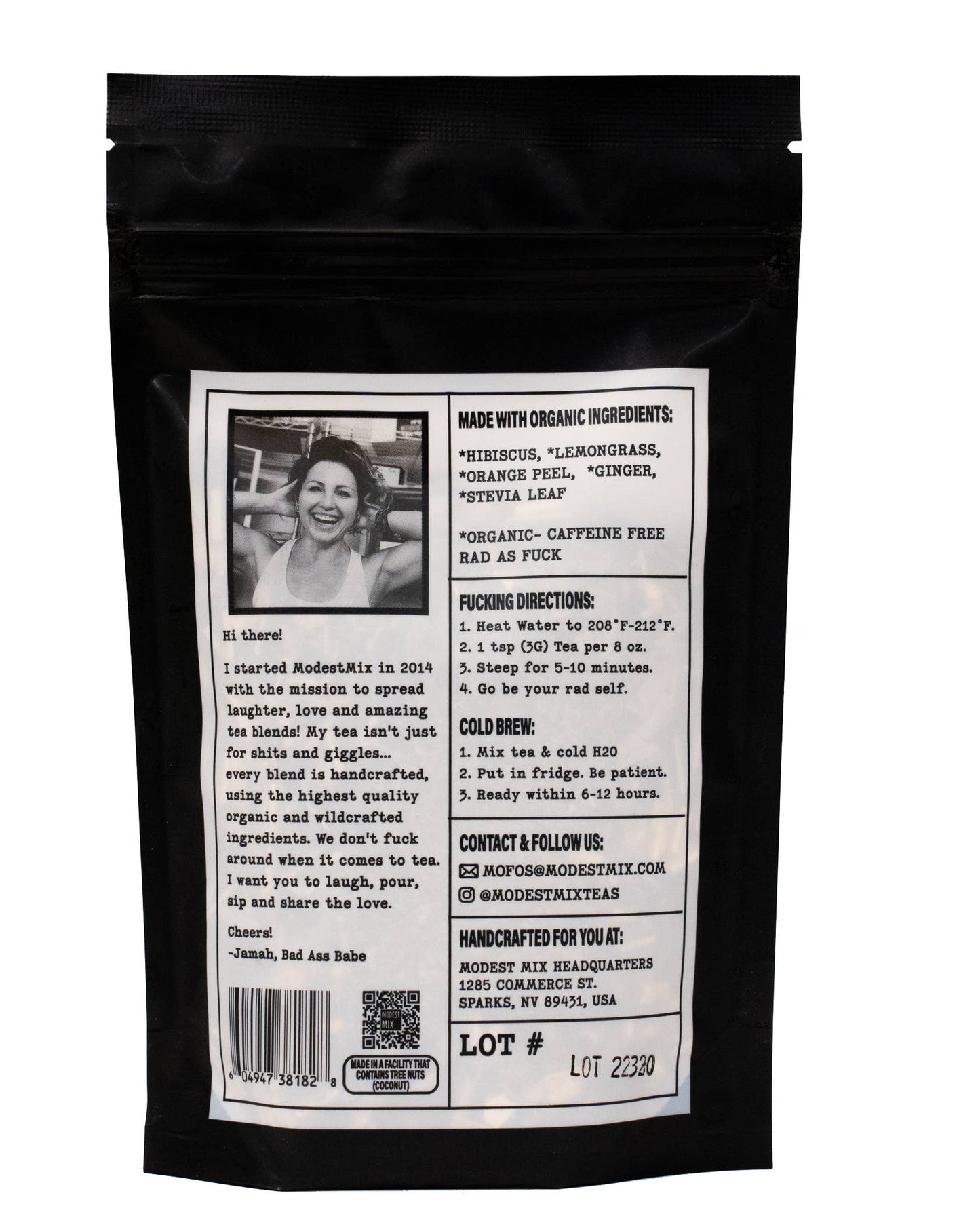 Rad as Fuck: refreshing herbal loose leaf tea blend