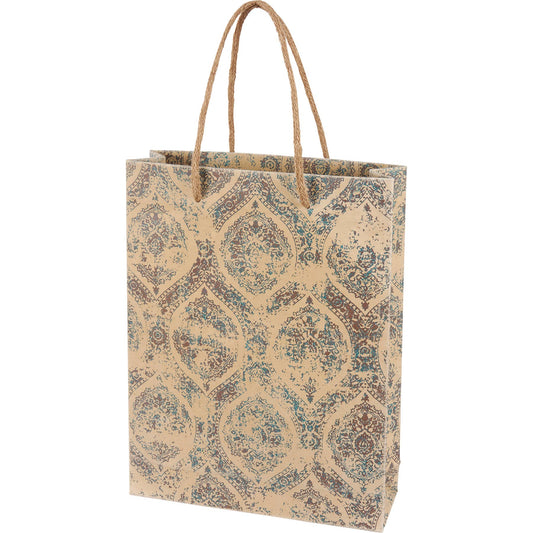 Indigo Paisley Gift Bag