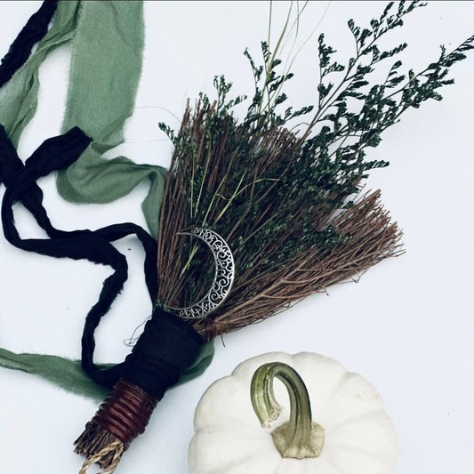 Mystic Fir & Cinnamon Mini Besom Broom