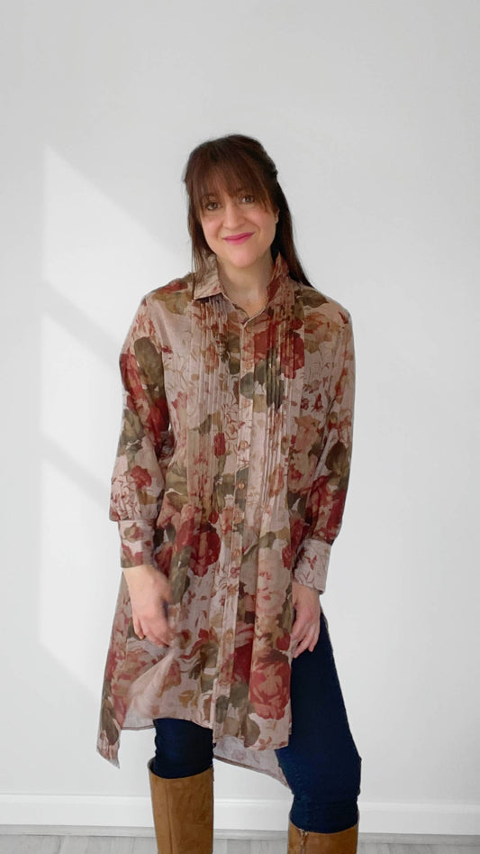 WOMEN'S - Annabelle Shirt Dress - Antique Rose