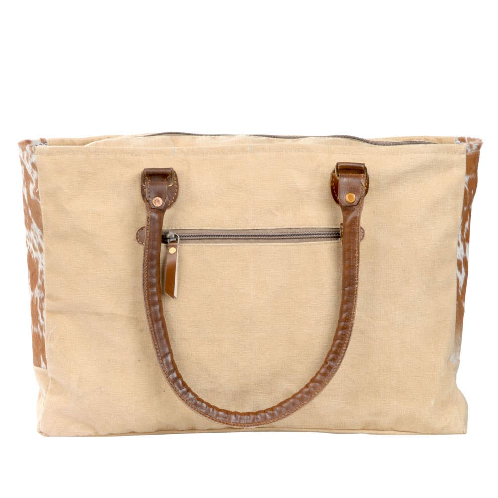 Boulangerie Tote With Cowhide Trim