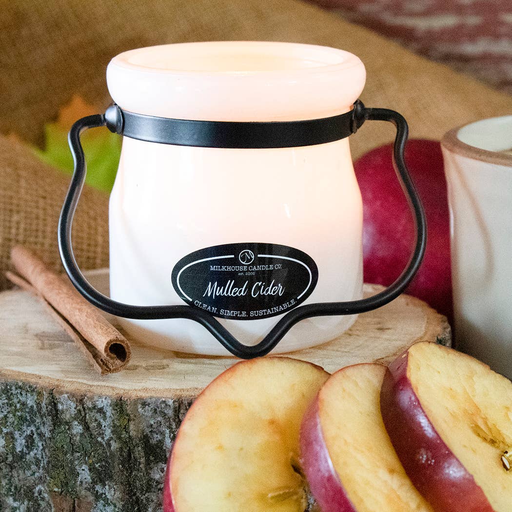 5 oz Cream Jar Candle: Mulled Cider