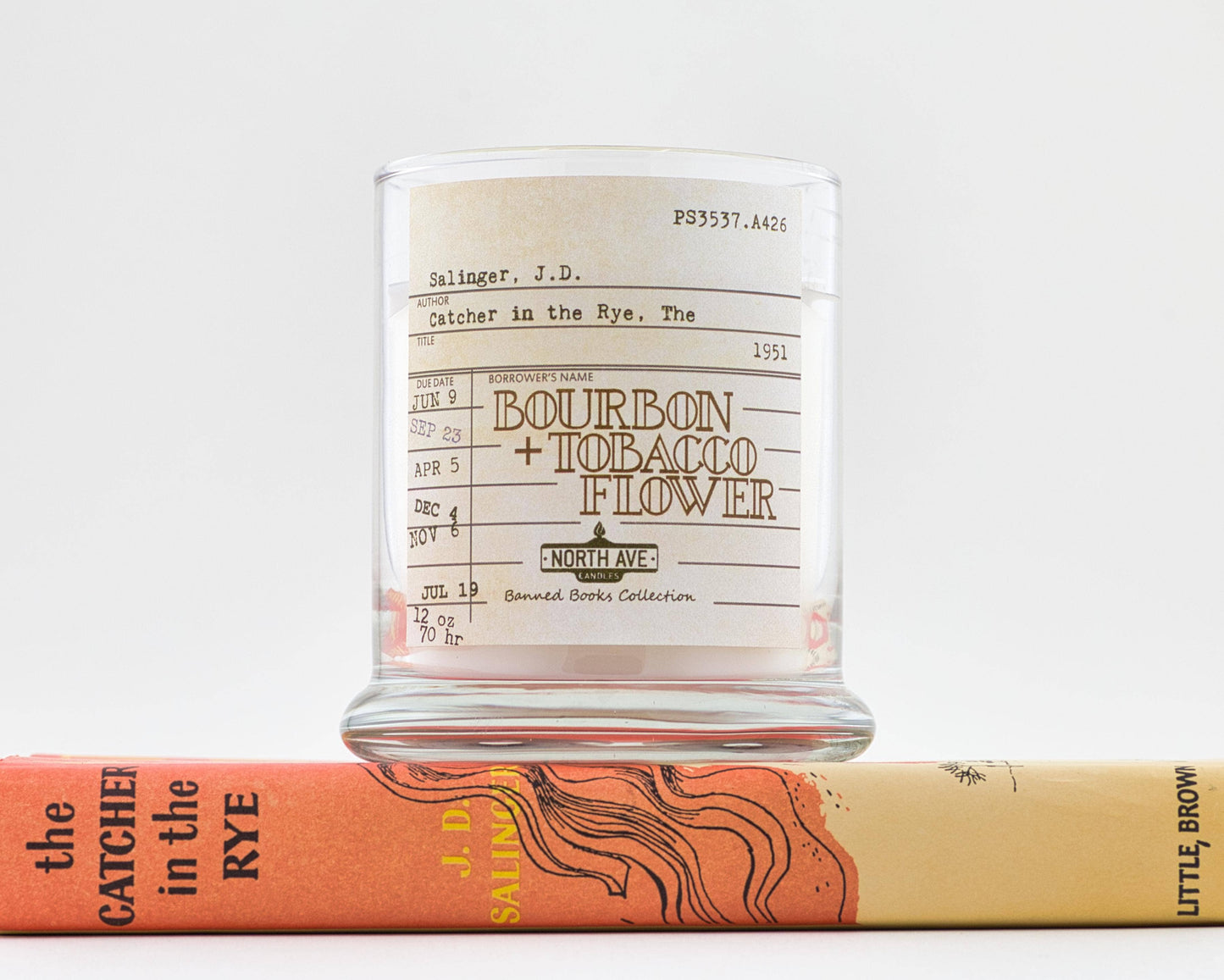 Banned Book Candle / The Catcher in the Rye / Bookish Gift
