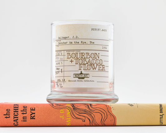 Banned Book Candle / The Catcher in the Rye / Bookish Gift