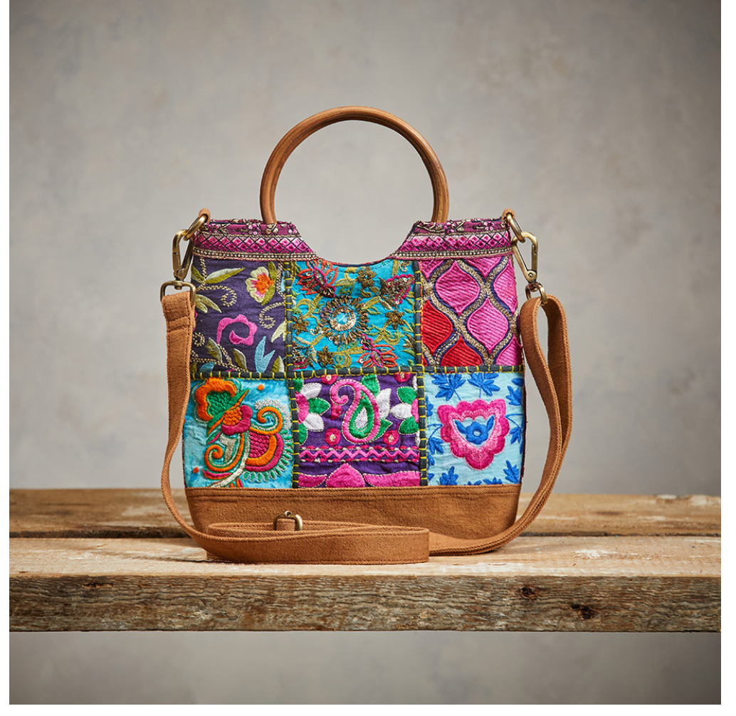 Jangali Sari Crossbody Bag