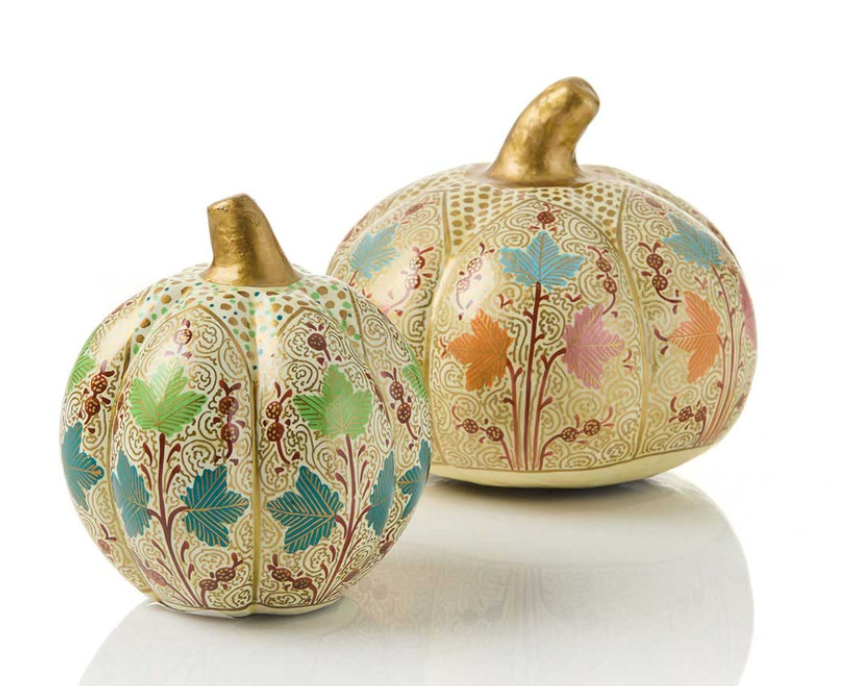 Golden Garden Kashmiri Pumpkins - Set of 2