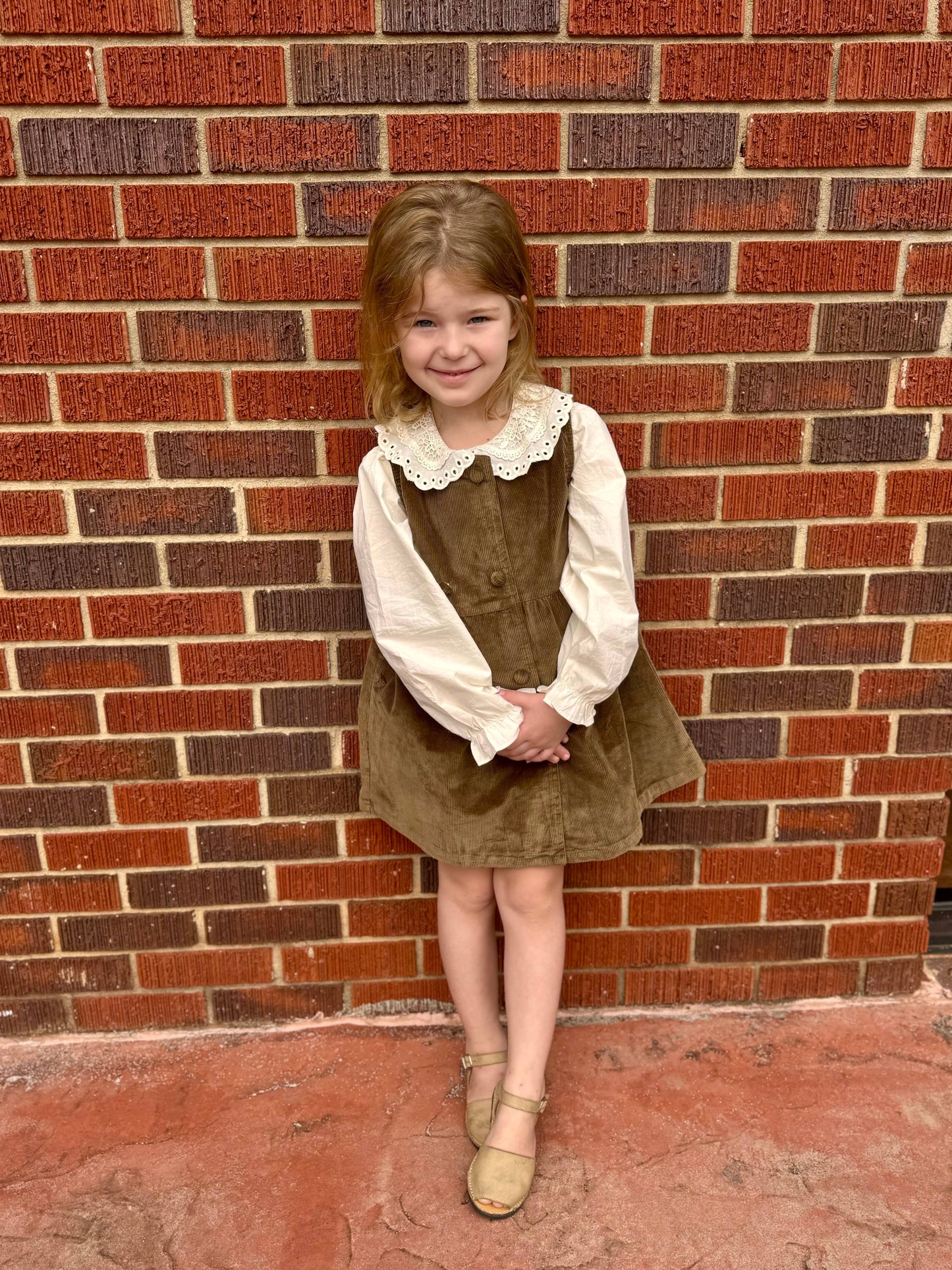 Sleeveless  Corduroy Dress