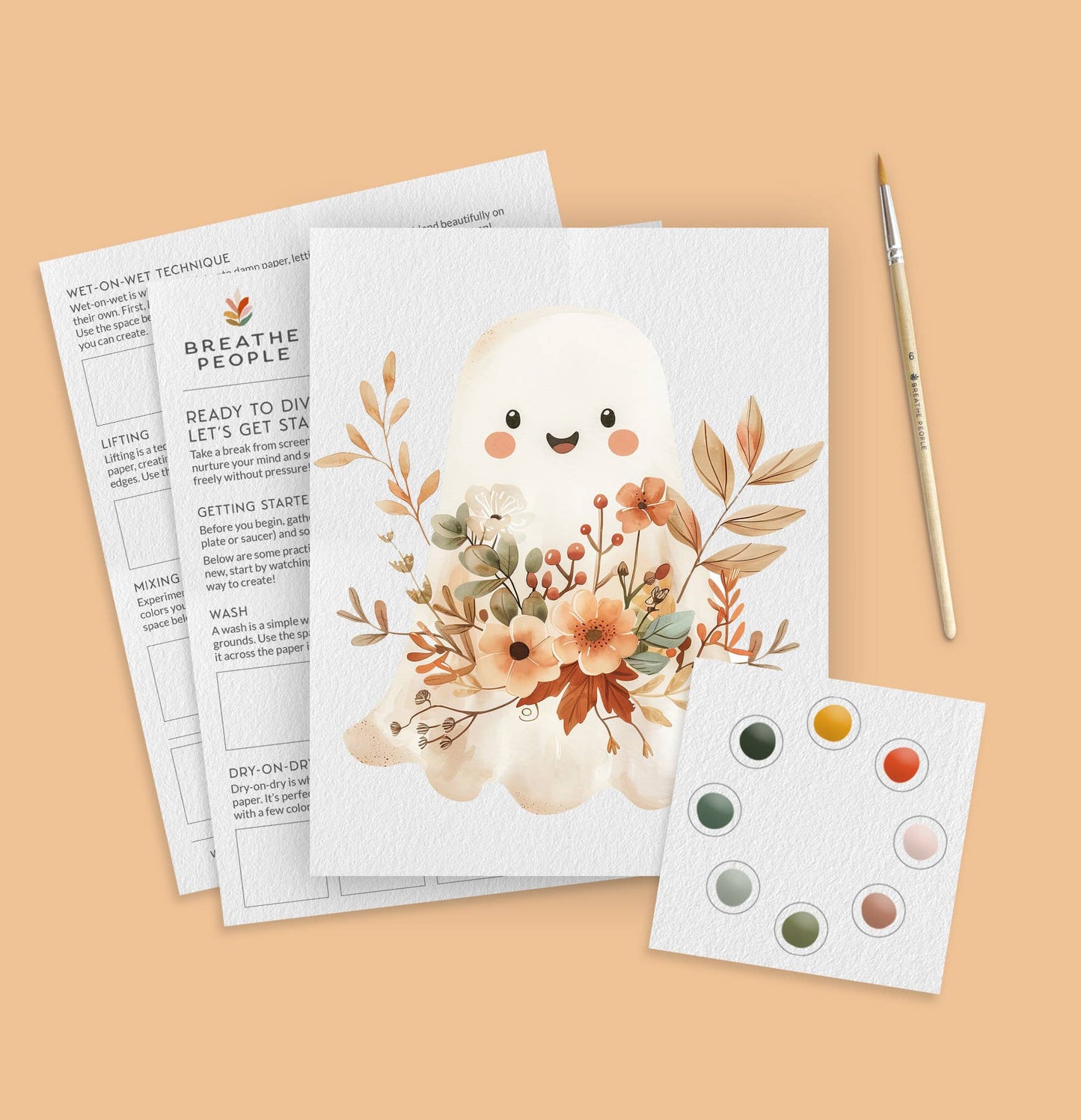 Fall Ghost Watercolor Kit –