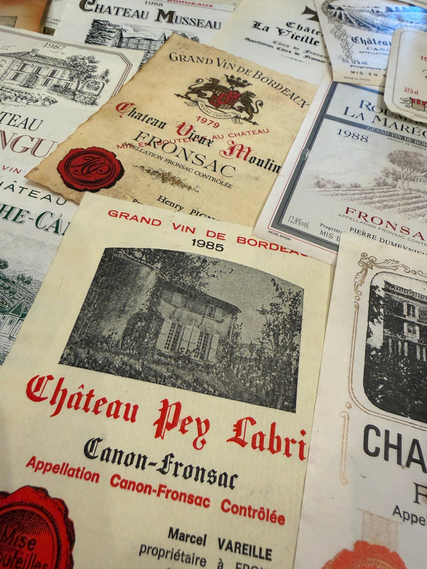 Antique and Vintage Labels in bundles of 10