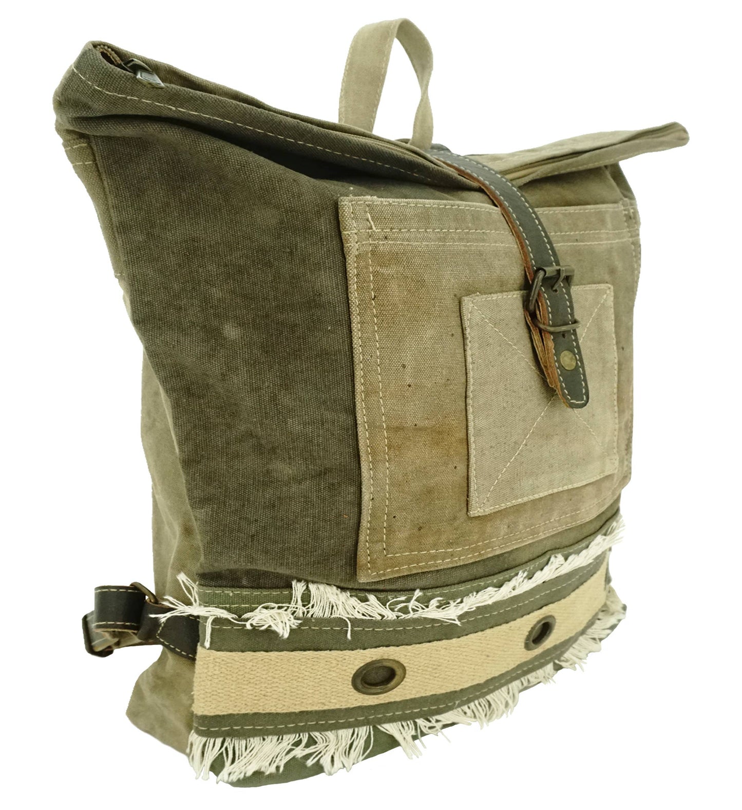 Recycled Military Tent Backpack