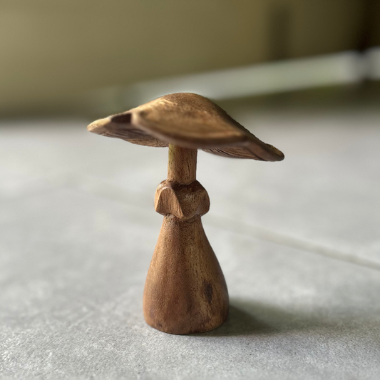 Wood Mushroom Small | Natural Suar