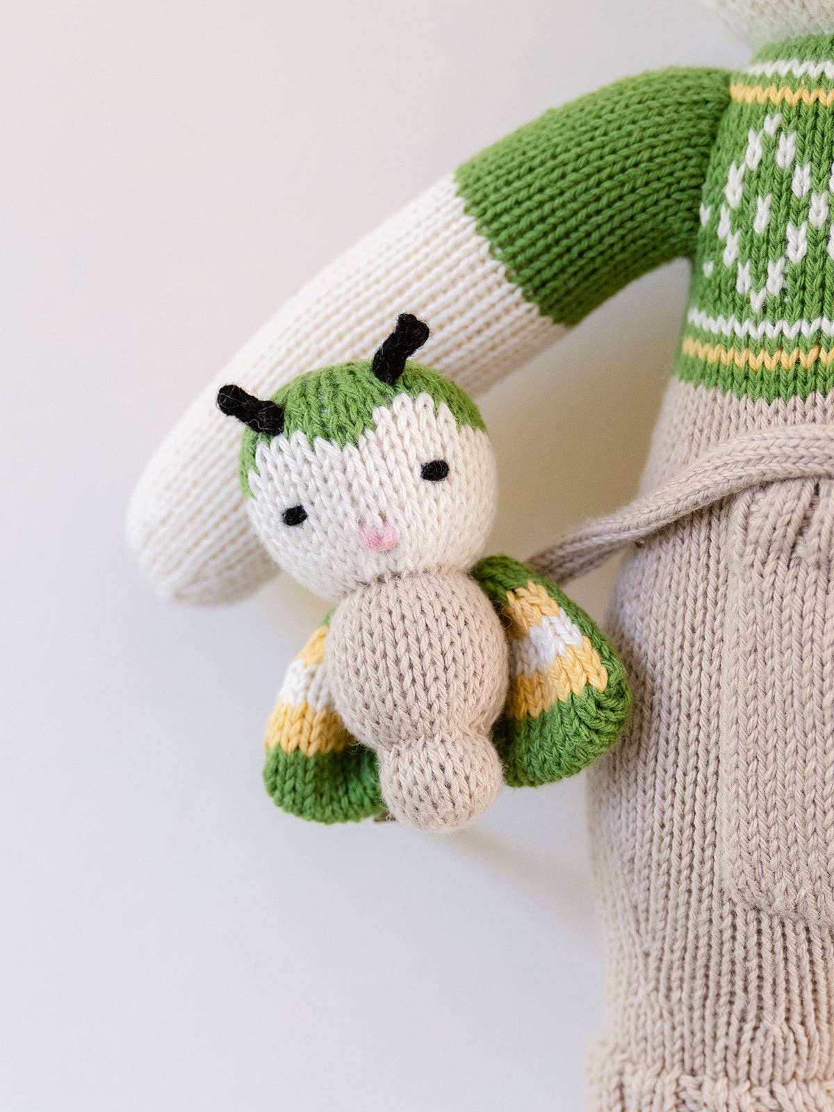 20" Barnaby the Bunny with 3" Mini Benson the Dragonfly