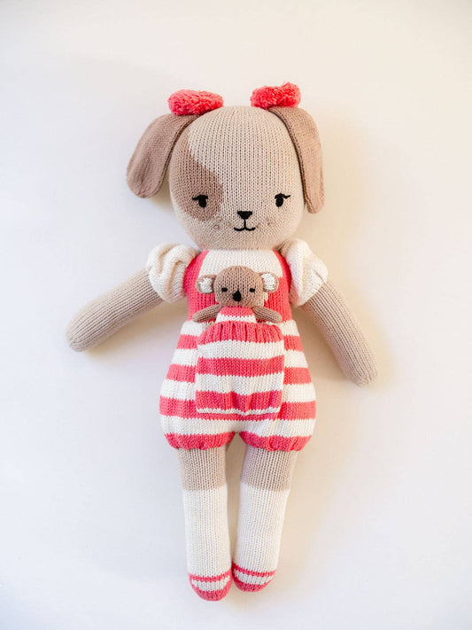 18" Delilah the Dog with 3" Mini Pocket Pal Dot the Koala
