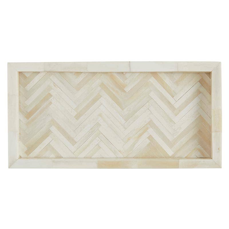 White Rectangular Tray - Small