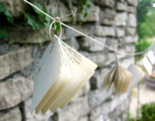 Mini Book Garland