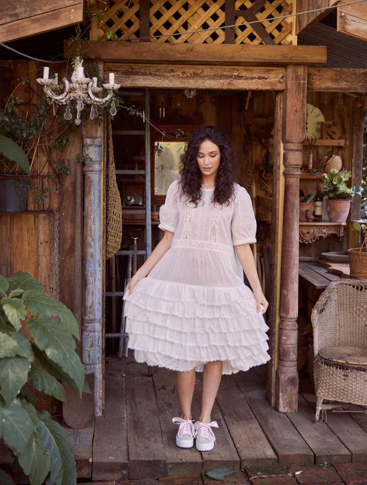 WOMEN'S - Clementine Dress, Alabaster White