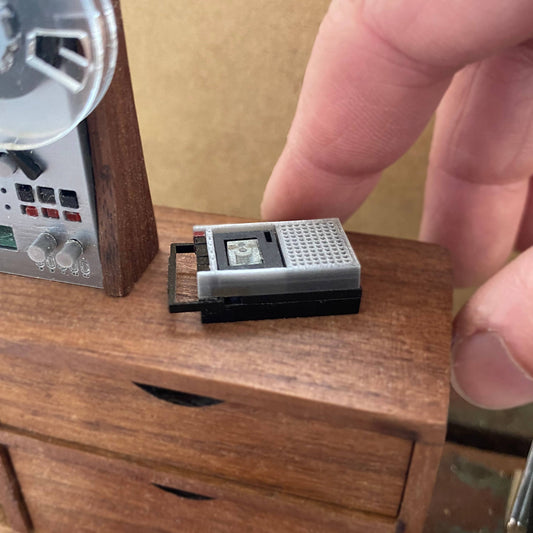 Miniature Tape Player 1:12 Scale