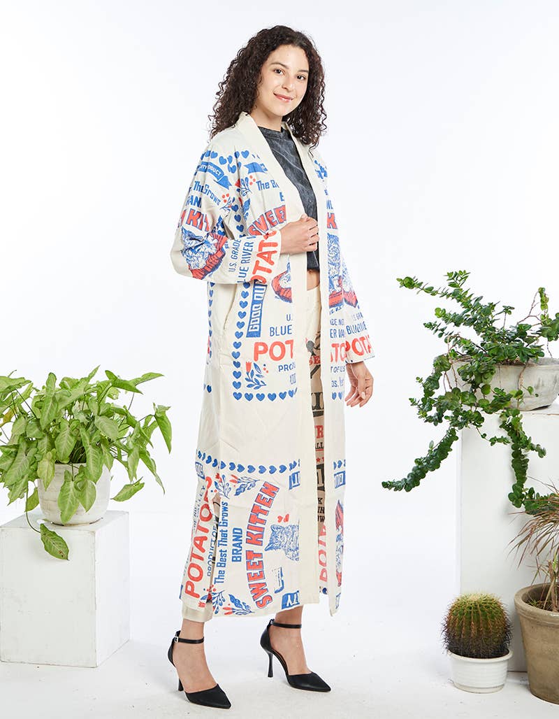 COTTON LONG CARDIGAN (TH-2017)