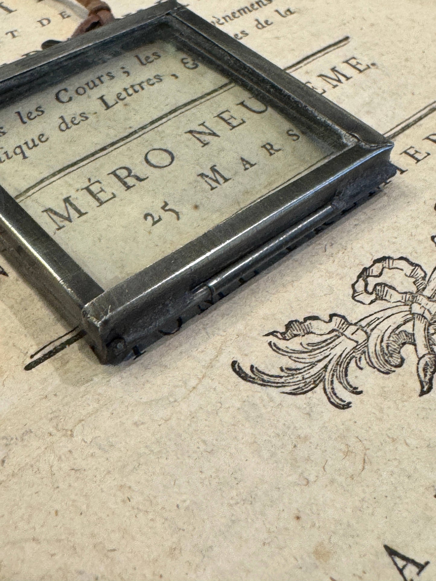 2" x 2"  Zink Glass Frame