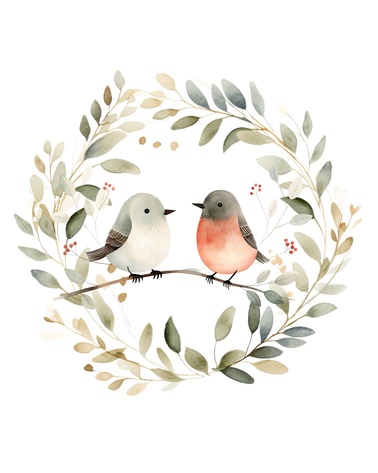 Winter Birds Watercolor Kit — Beginner Art Kit for Kids