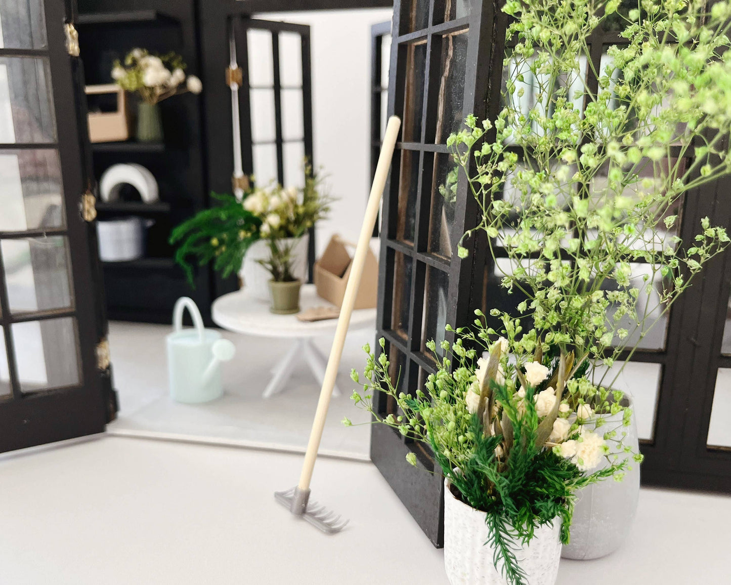 Miniature Potted Plant - Terra Cotta or Stone