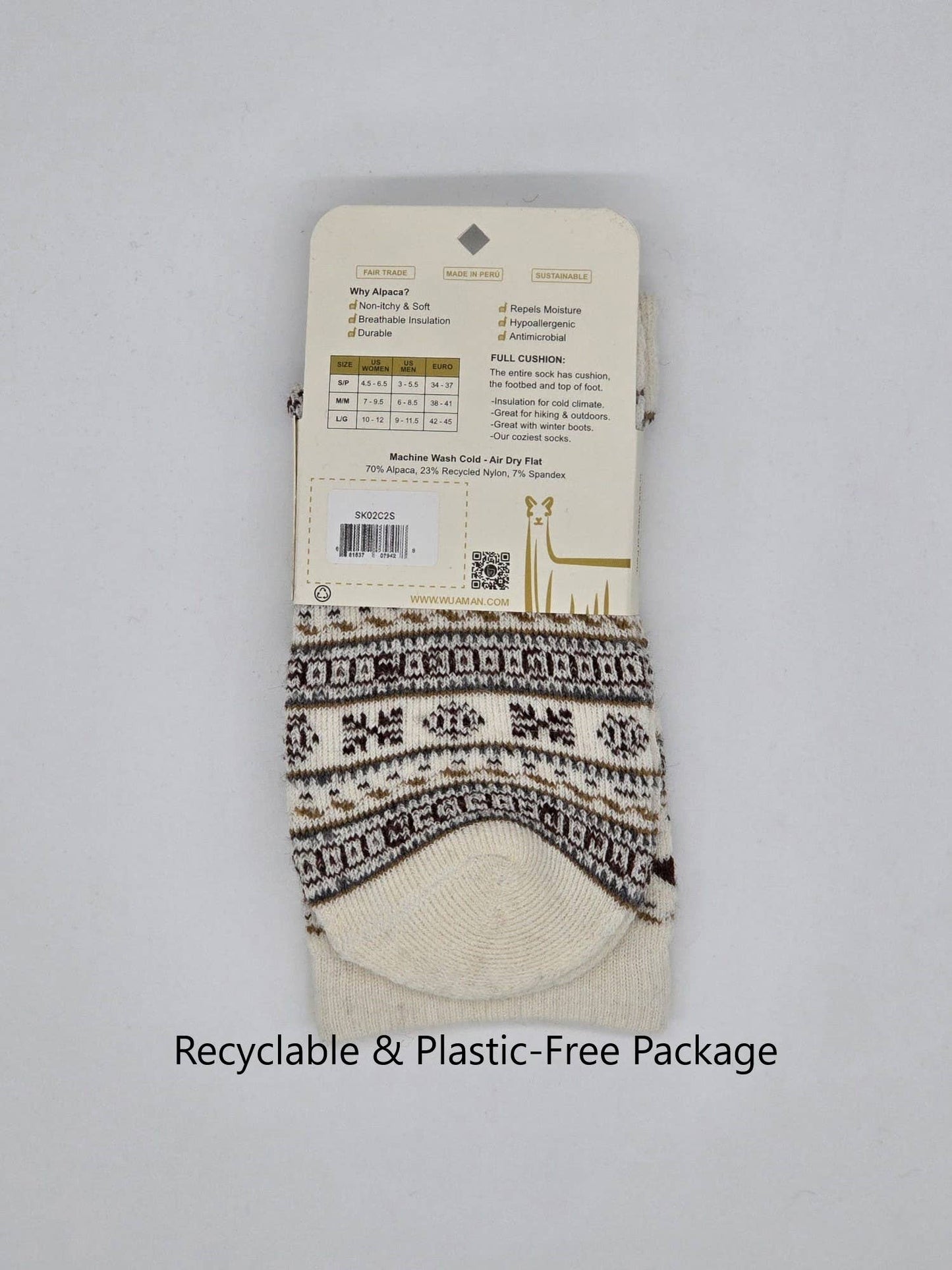 Nordic Alpaca Socks | Full Cushion | Crew Sock