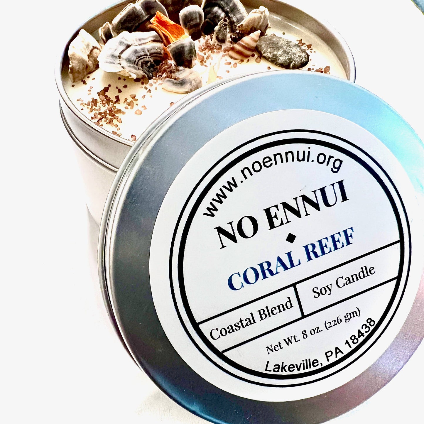 "Coral Reef" Artisanal Soy Candle