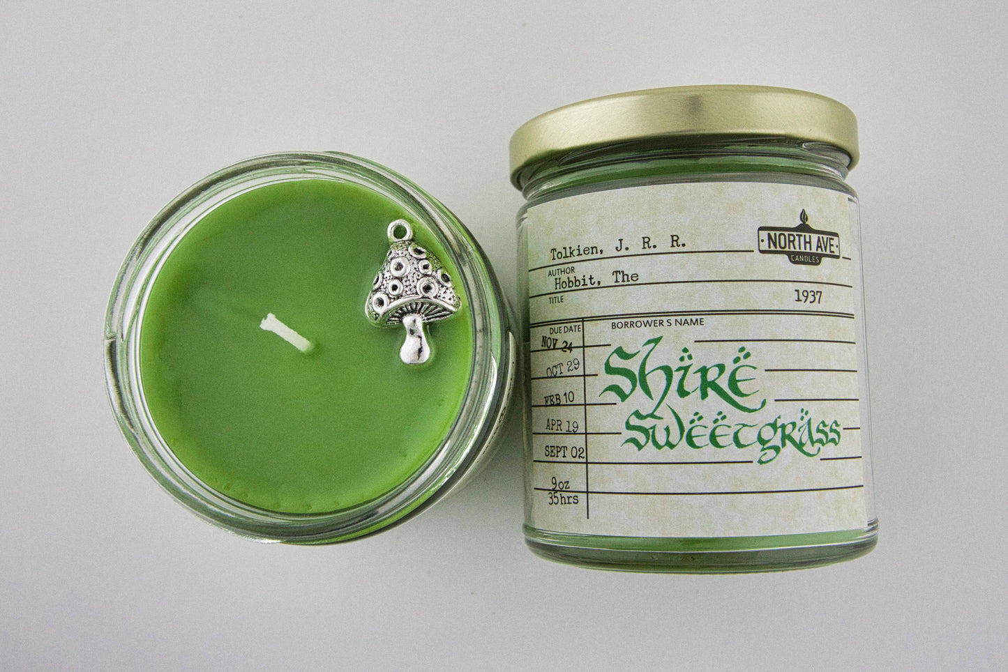 Book Candle / The Hobbit / bookstore sidelines / book gift