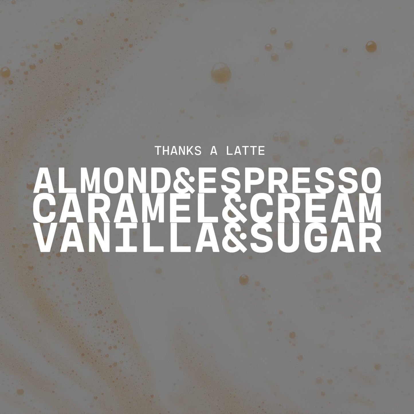 5 oz Cream Jar Candle: Thanks a Latte