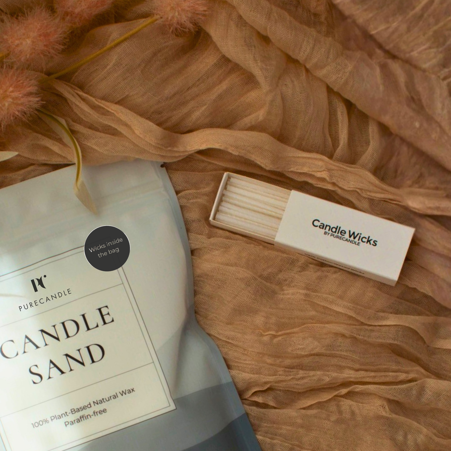 Dessert Sand candle sand with wicks