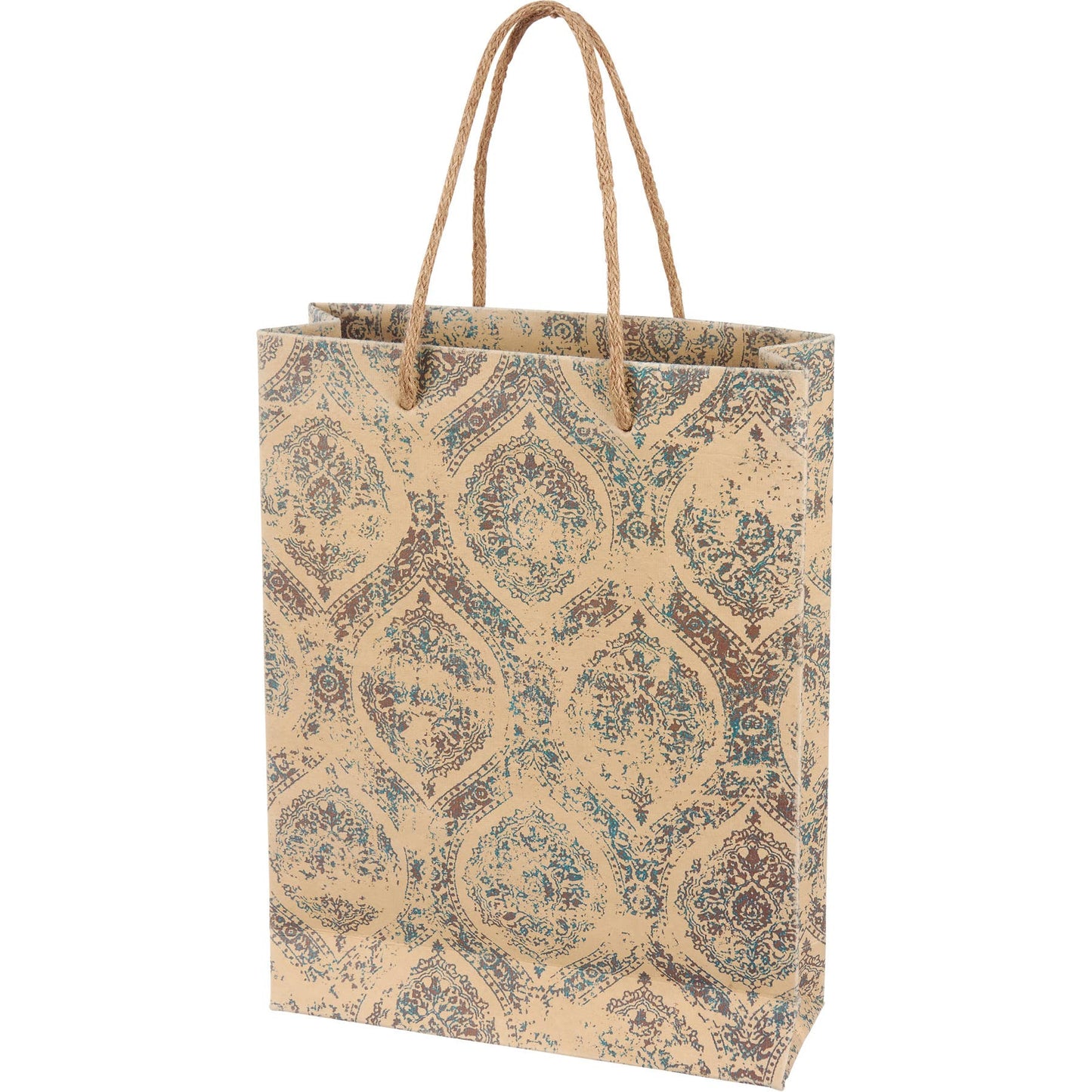 Indigo Paisley Gift Bag